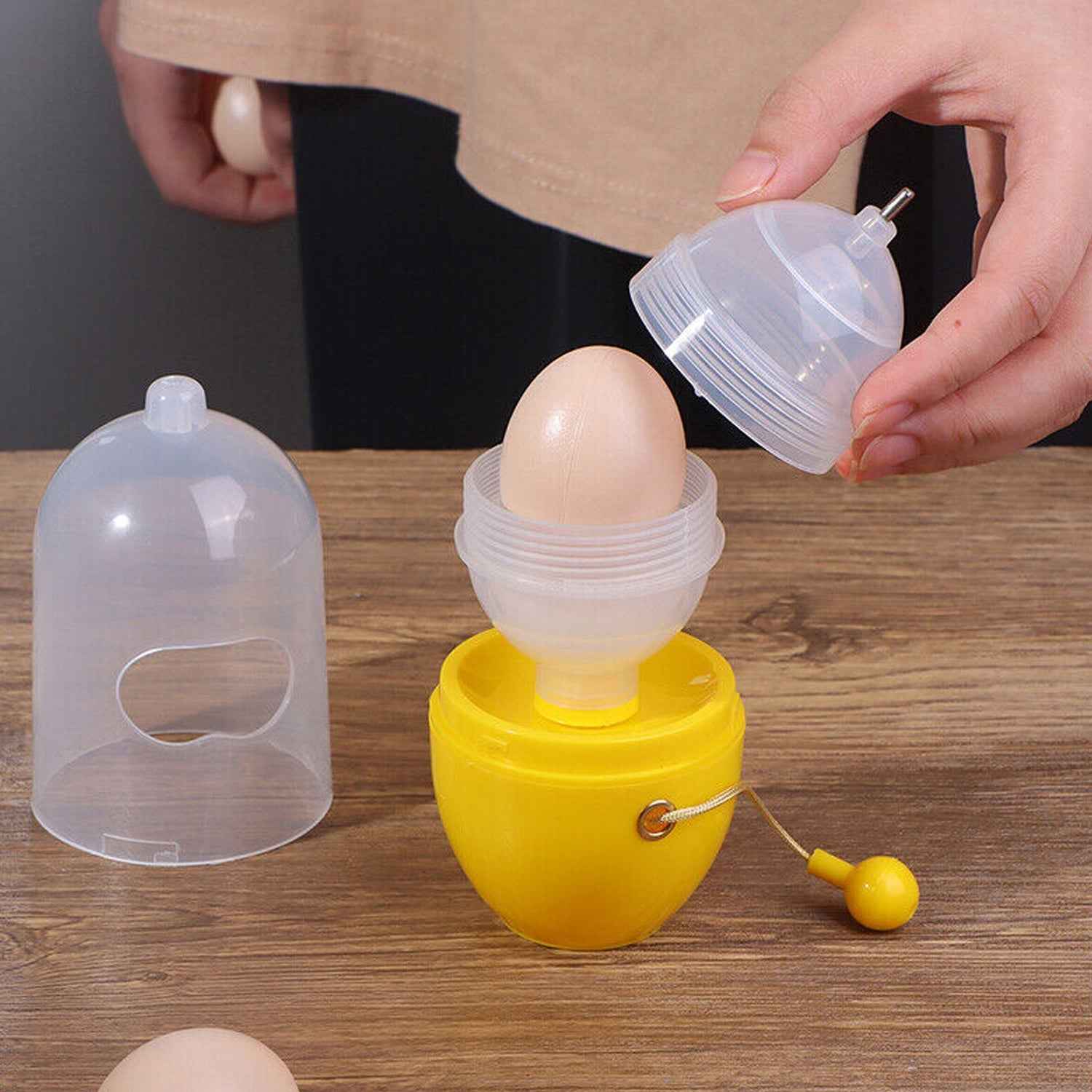 Manual Egg Scrambler – Effortless Yolk Mixer Tool | Storenzo