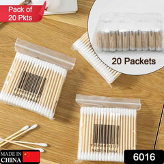 Bamboo Cotton Swabs – Eco-Friendly 20-Pack | Happy Bathers
