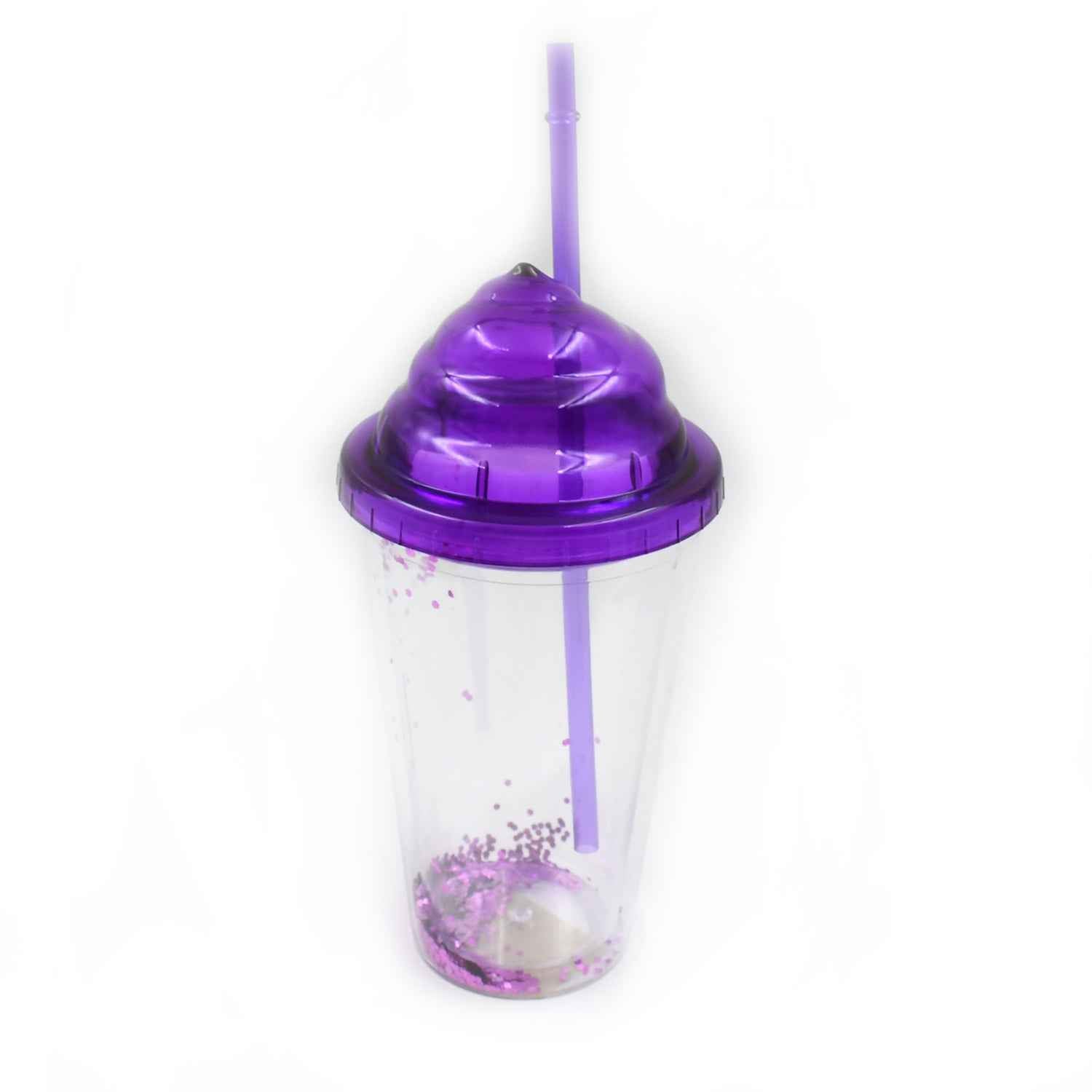 Plastic Cold Drink Tumbler – Double-Wall & Reusable Straw | Hydrozilla