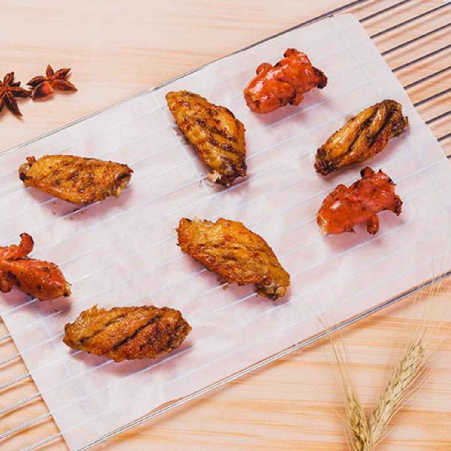 Oil Absorbing Cooking Paper – Grease-Free Sheets (Pack of 50) | Bake & Dwell