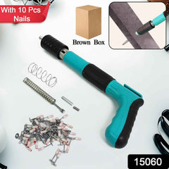 Manual Steel Nail Gun – Portable Wall Fastener | BoltForce