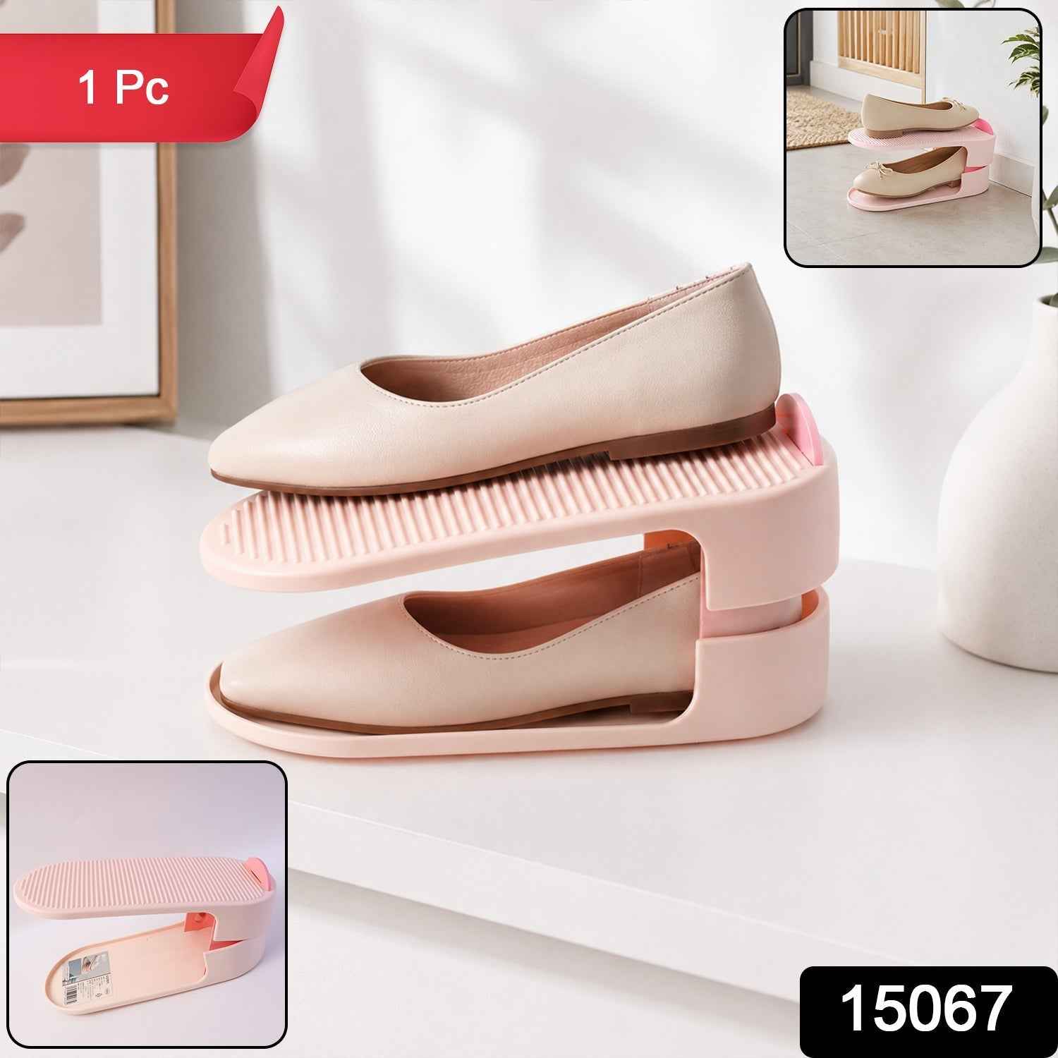 Adjustable Shoe Storage Rack Ð Space-Saving & Stackable Design
