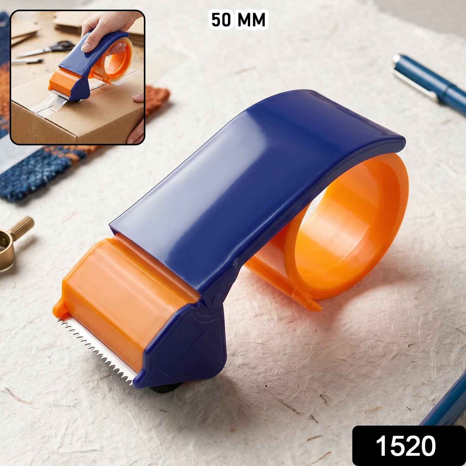 Heavy Duty 50MM Tape Cutter Ð Sharp Blade for Efficient Packing