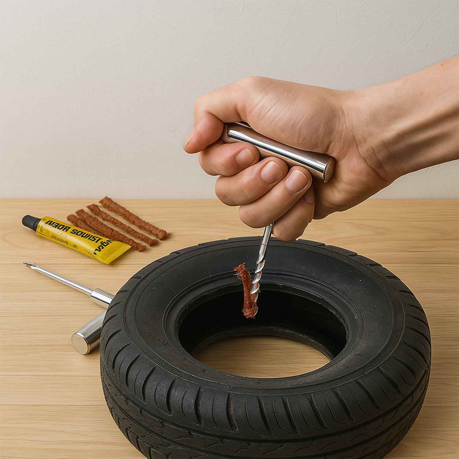 Tyre Repair Kit – Essential Tubeless Puncture Fix | Arrive Kit