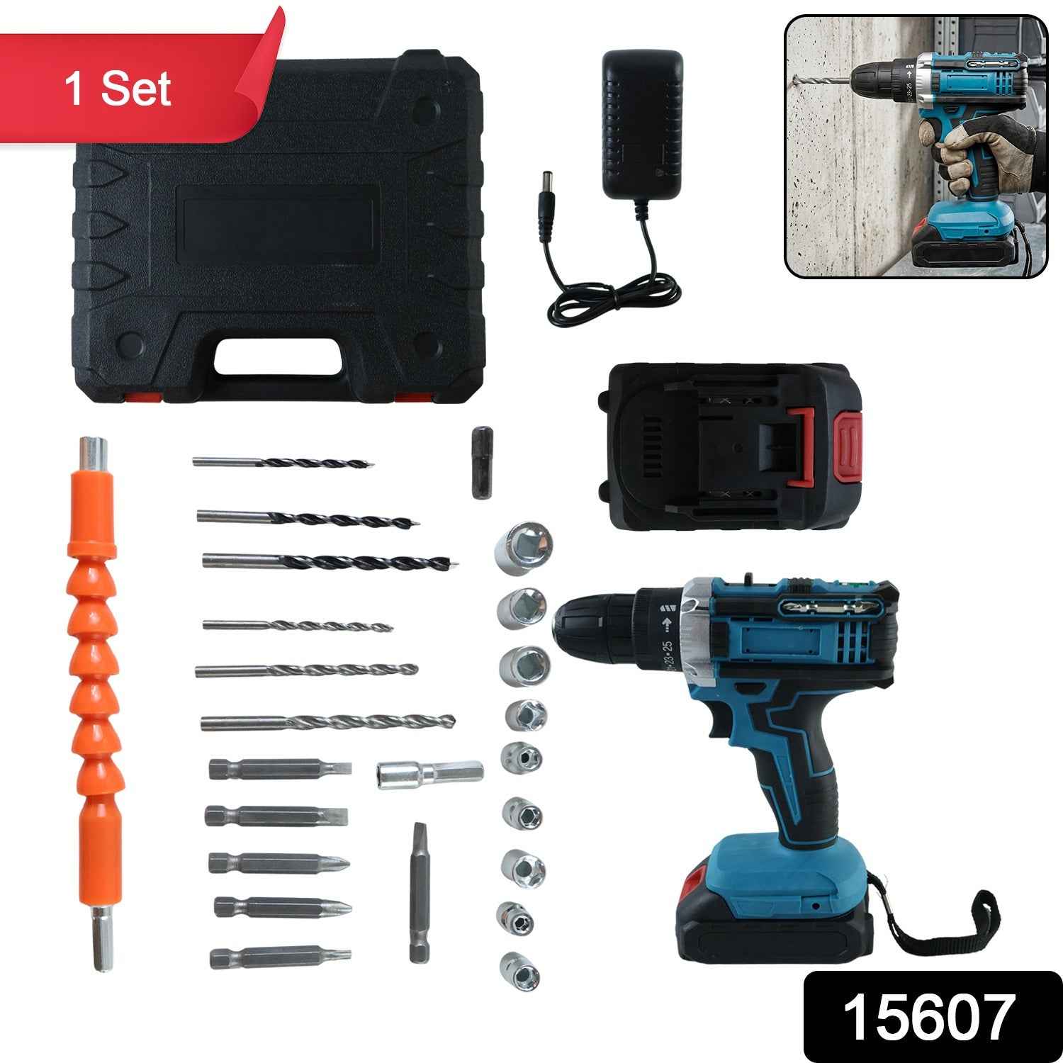Cordless Drill Machine Ð Portable Power & Versatile Use