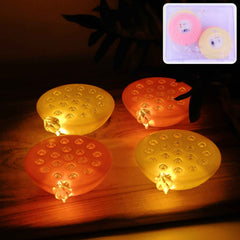 Lotus Canopy LED Decorative Lamps – Set of 4 Multicolor Lights