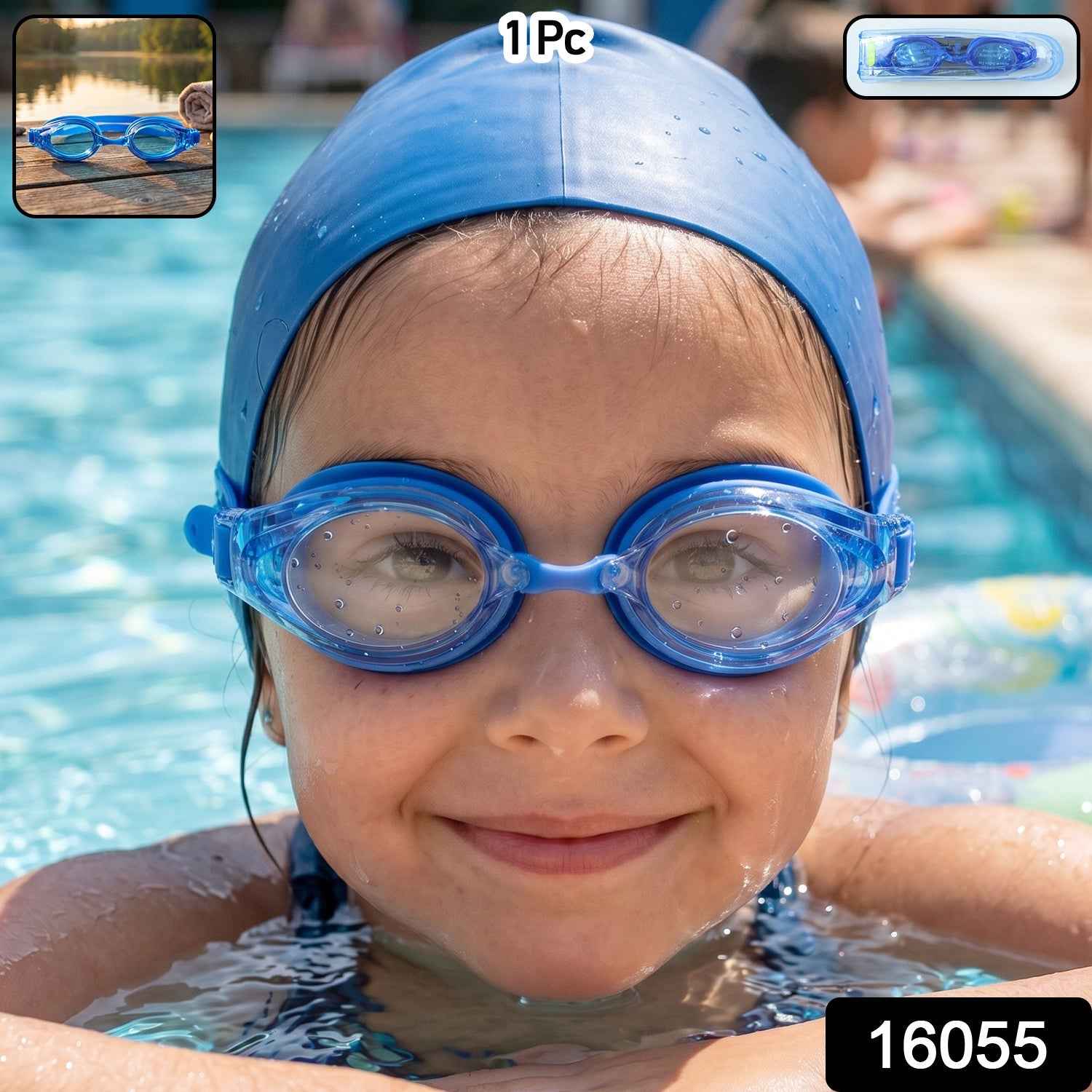 Kids Anti-Fog Swimming Goggles Ð Adjustable & Clear Vision