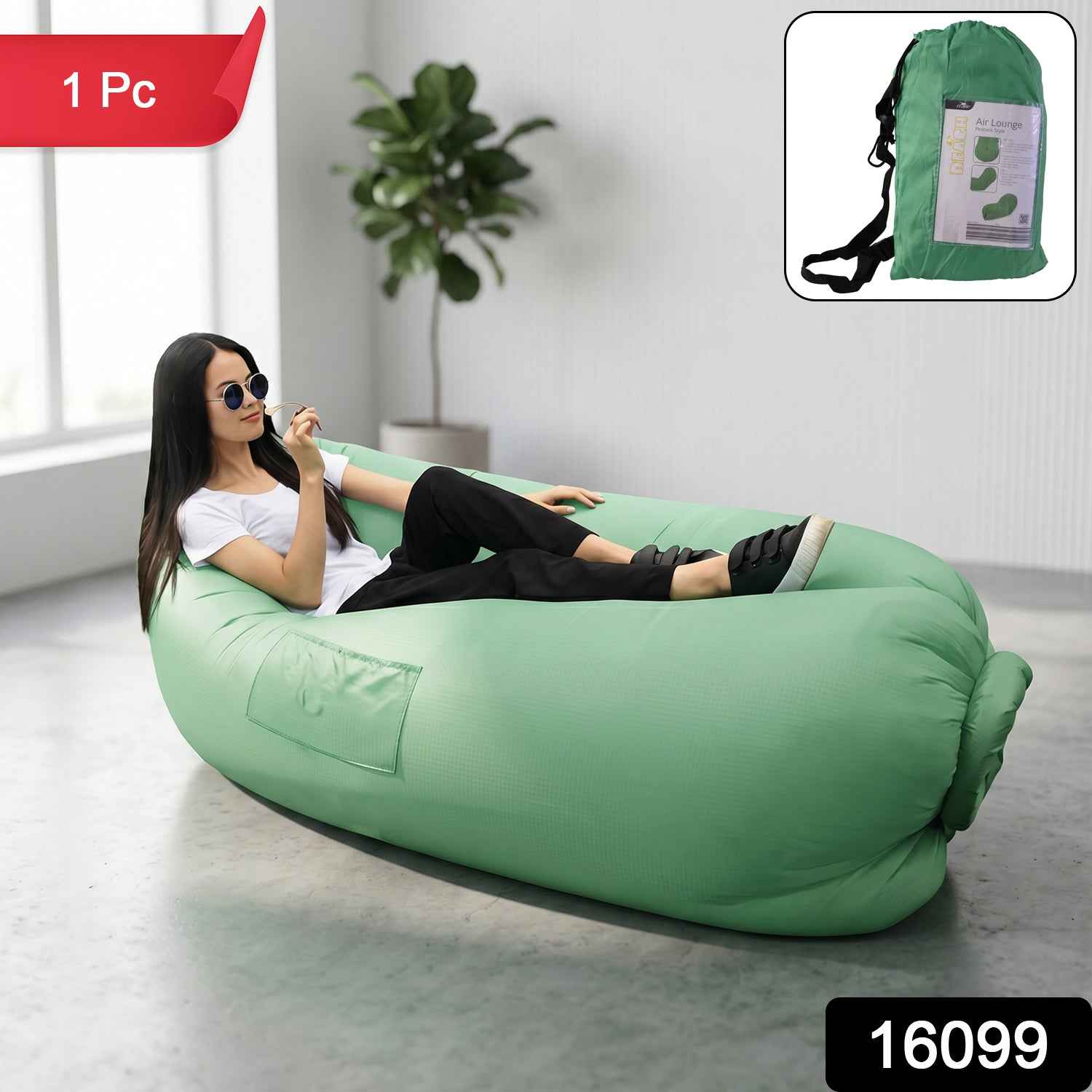 Inflatable Lounger Ð Portable & Comfortable for Indoor & Outdoors