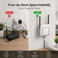 WiFi Router Wall Mount Bracket Ð Space-Saving & Easy to Install