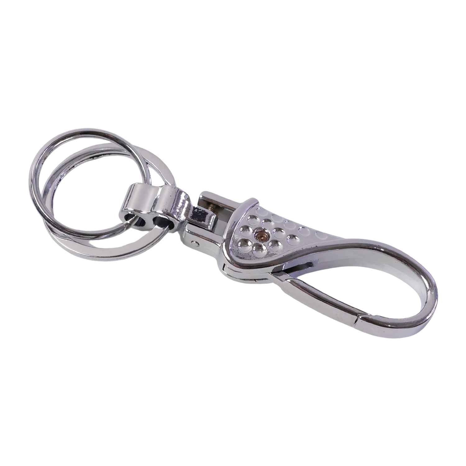 Heavy Duty Metal Key Holder Ð Durable with Swivel Hook for Everyday Use