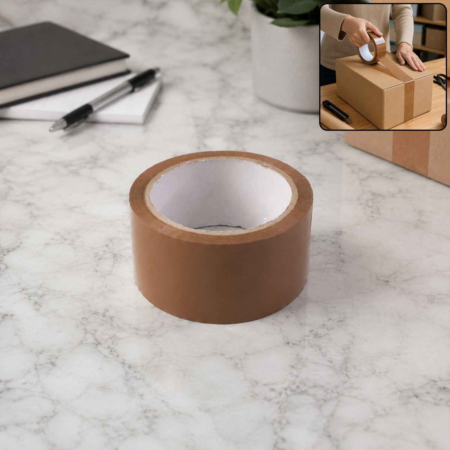Brown Cello Tape Ð Durable Packing & Shipping Solution