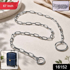 Heavy Duty Steel Luggage Lock Chain Ð 67 Inch Anti-Theft Travel Security
