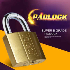 Brass Padlock – 32mm Multipurpose Security Lock | Safelix