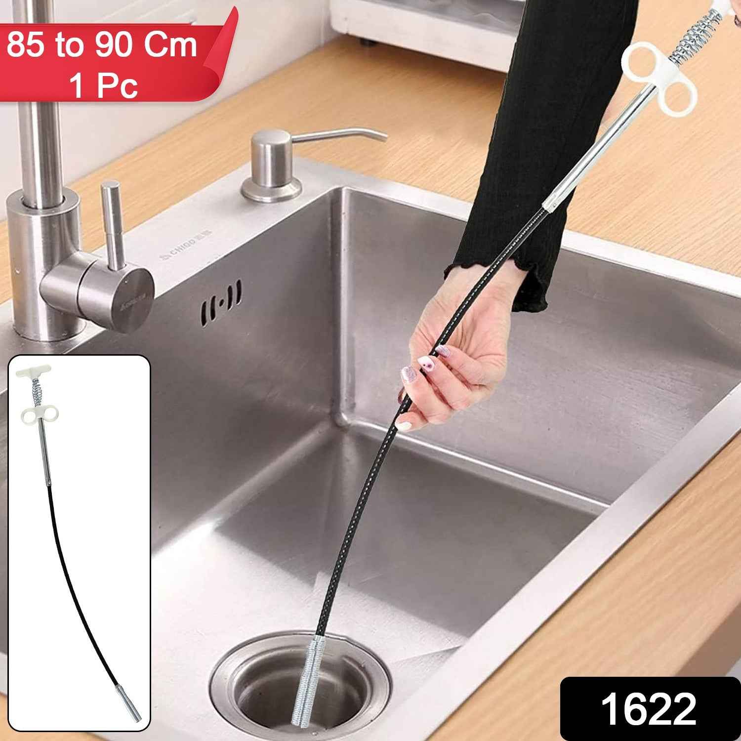 Drain Cleaner Tool – 90cm Clog Remover | ToolMate Pro