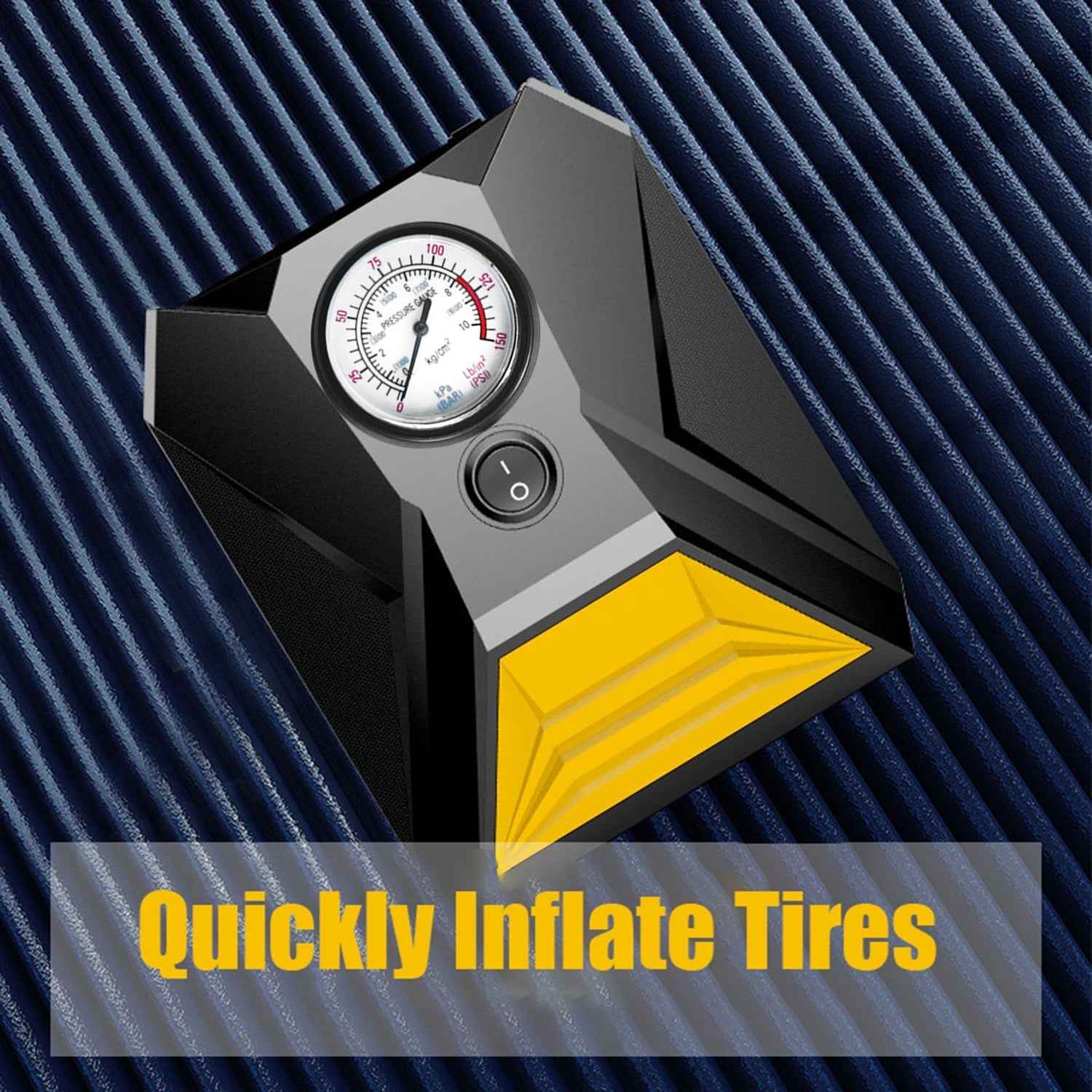 Car Tyre Inflator – Rapid Mini Portable Air Compressor | Velvet Wheels