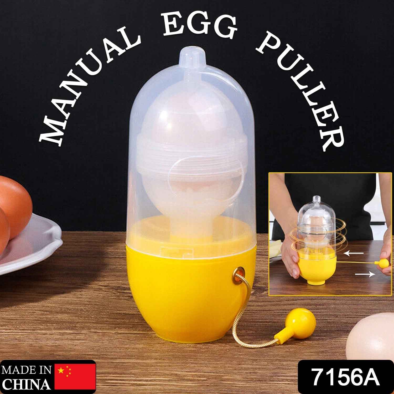 Manual Egg Scrambler – Effortless Yolk Mixer Tool | Storenzo