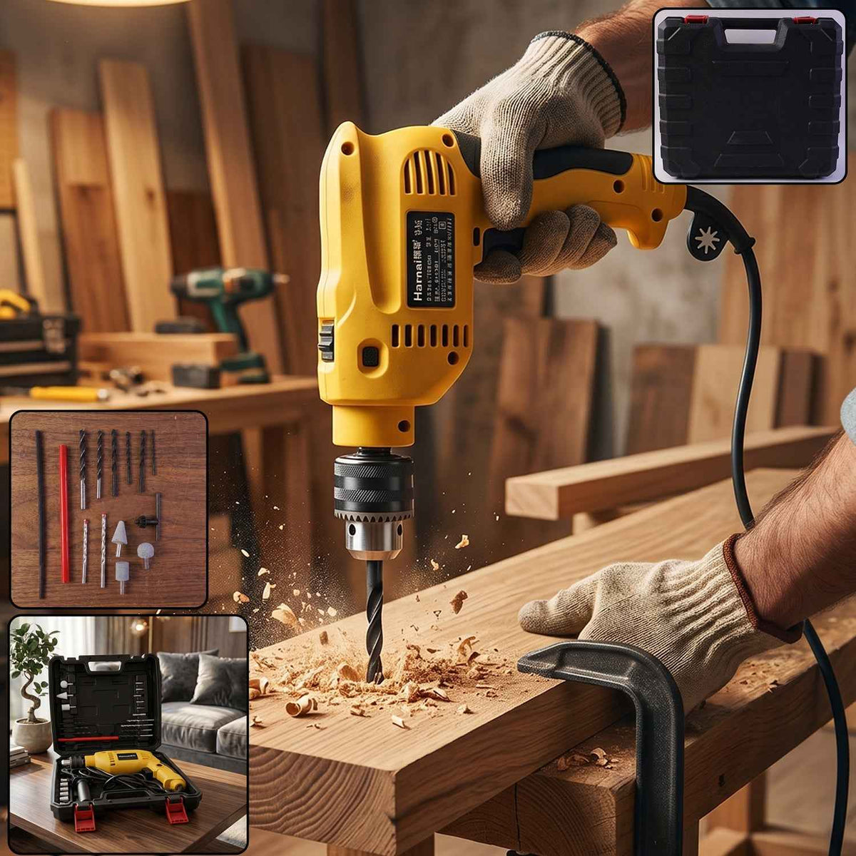 Heavy Duty Electric Drill Ð Powerful & Versatile for Professional Use