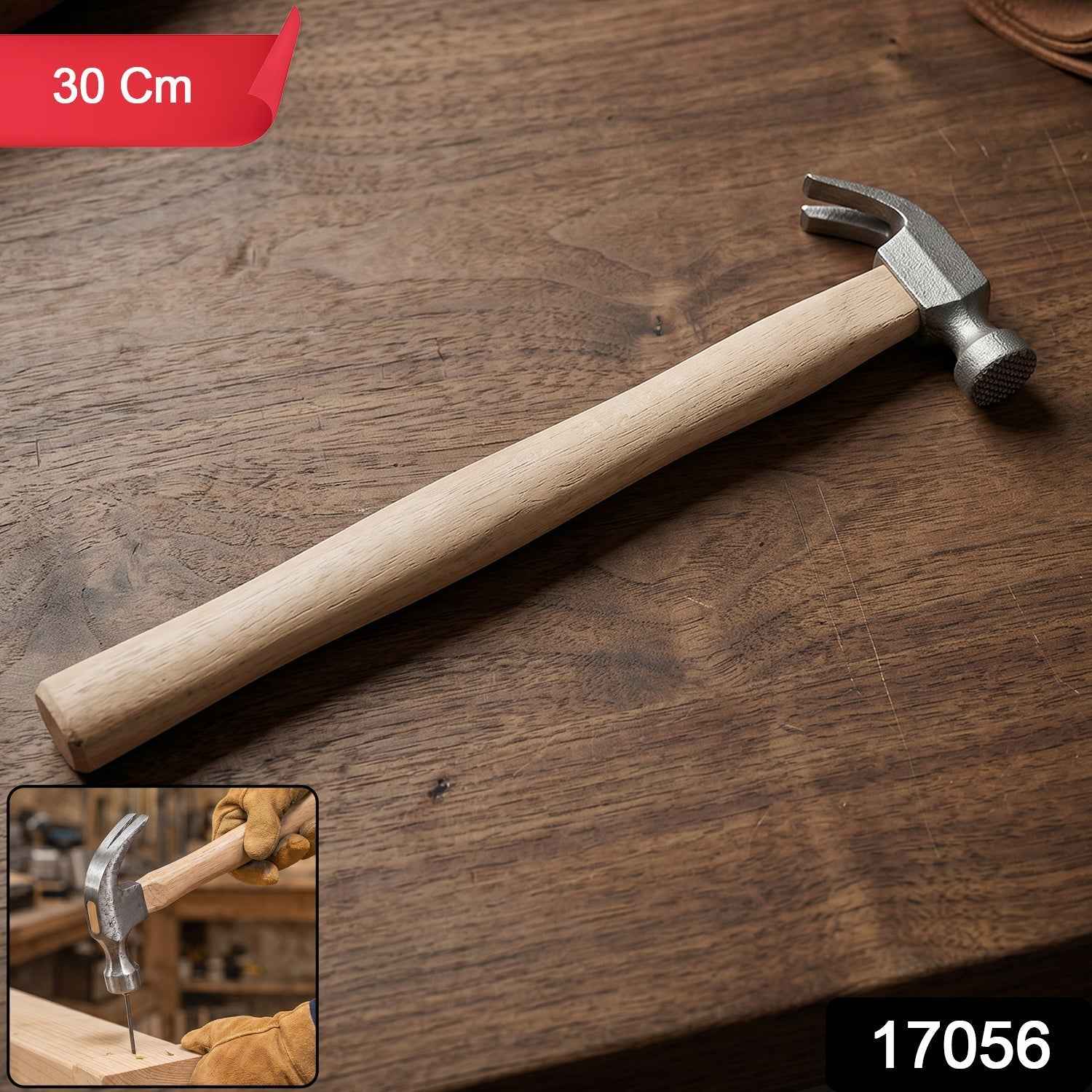 Wooden Handle Claw Hammer Ð Durable Steel Head for Carpentry
