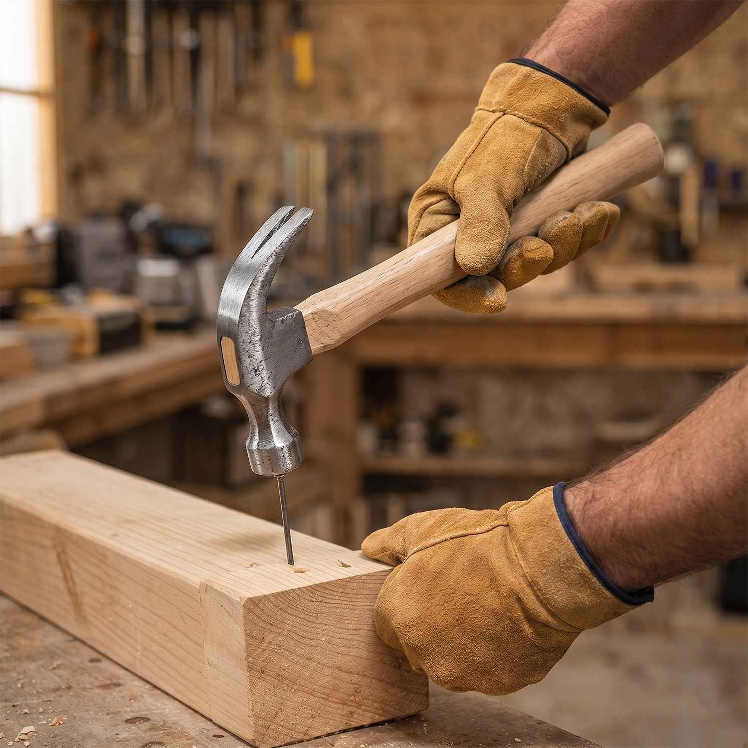 Wooden Handle Claw Hammer Ð Durable Steel Head for Carpentry