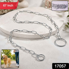 Heavy Duty Dog Chain Leash Ð Durable 67-inch Pet Tether for Control