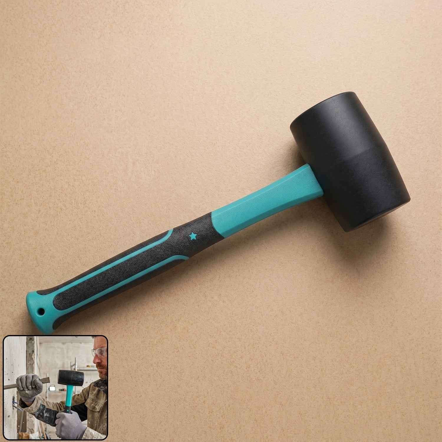 Heavy Duty Sledge Hammer Ð Durable Rubber Mallet for Construction