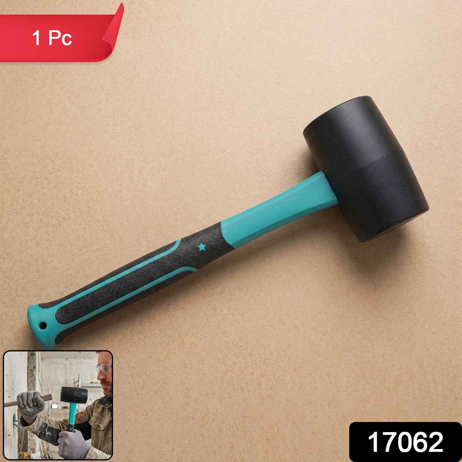 Heavy Duty Sledge Hammer Ð Durable Rubber Mallet for Construction