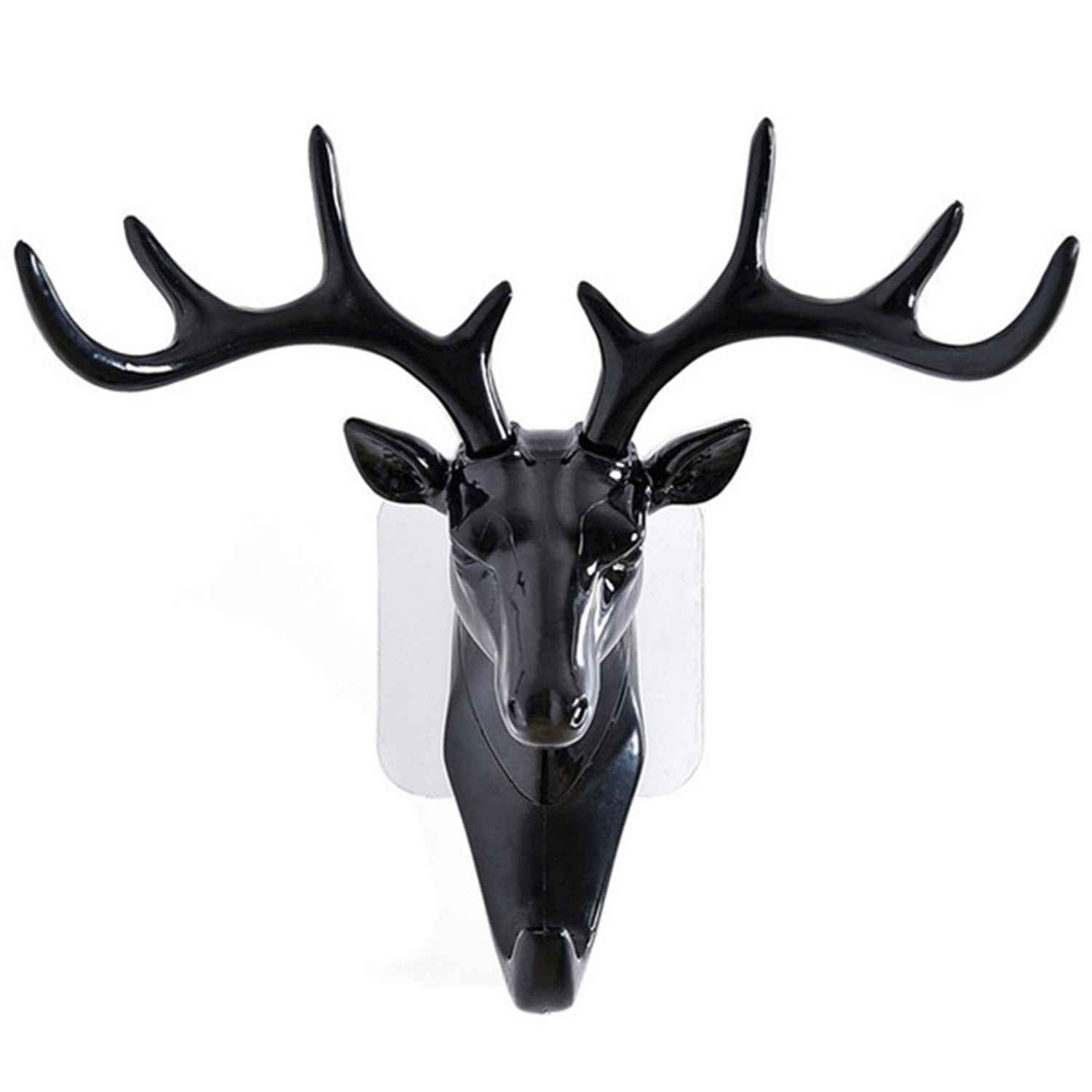 Deer Head Wall Hook – Self-Adhesive & Decorative | Styleva