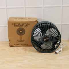 USB Table Fan Ð Compact, Quiet, Adjustable Stand for Desk