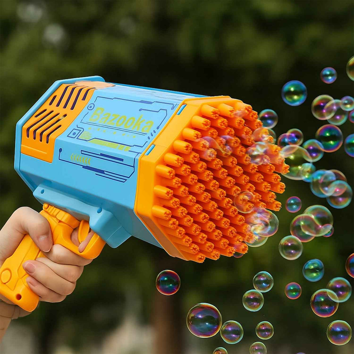 Rechargeable Bubble Gun – 69-Hole Powerful Blower for Kids | Dollverse
