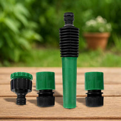 Garden Hose Nozzle Set – 4-Piece Durable Plastic | Grow Garden Tools