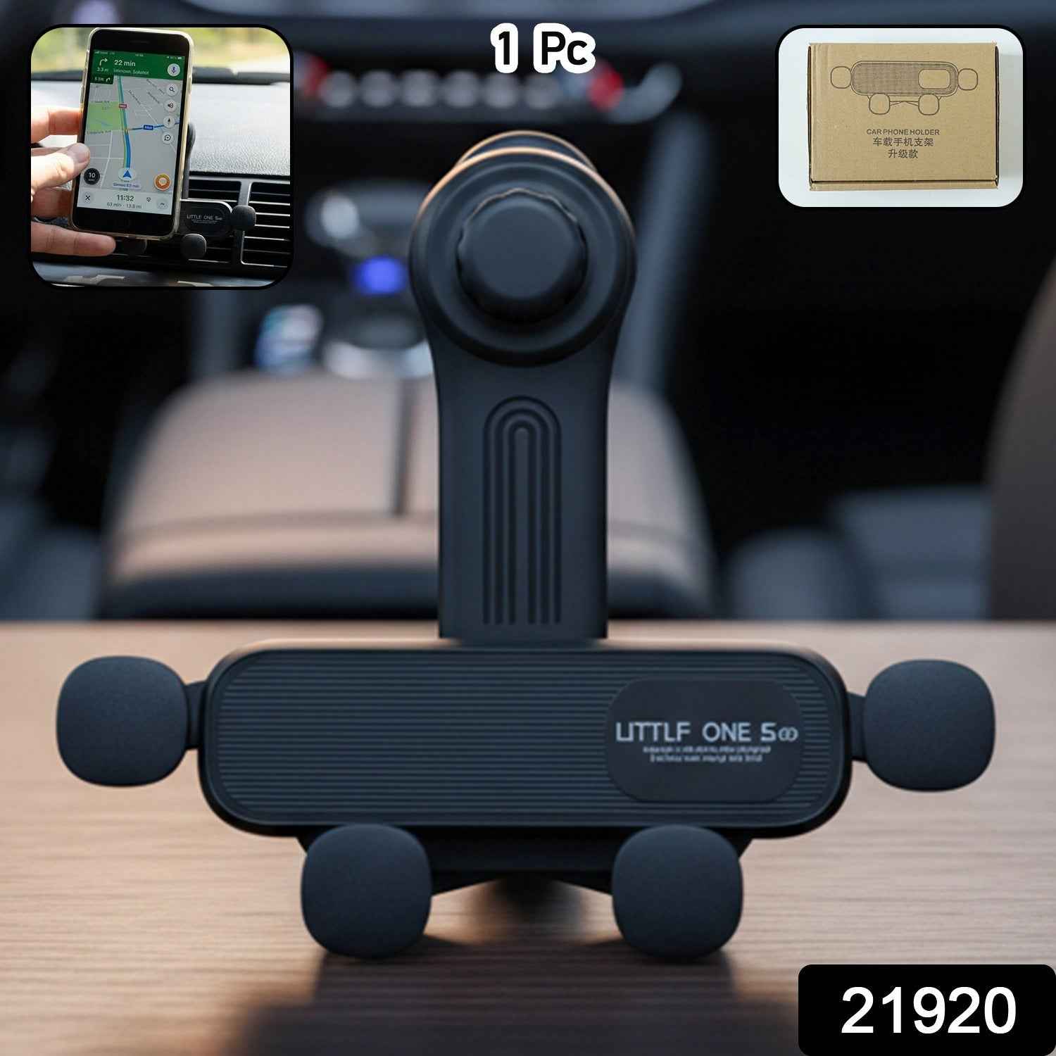 Car Air Vent Phone Holder – 360° Rotation & Secure Grip