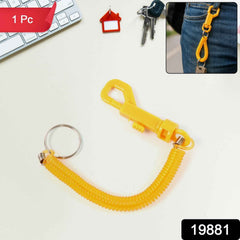 Retractable Keychain – Durable Coiled Key Holder with Carabiner