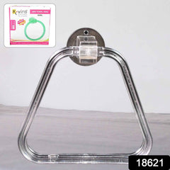 ABS Towel Ring Holder – Unbreakable Square Wall Mount | BathNova