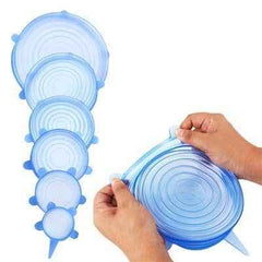 Silicone Stretch Lids – Reusable Food Covers Set of 6 | Tidy Table