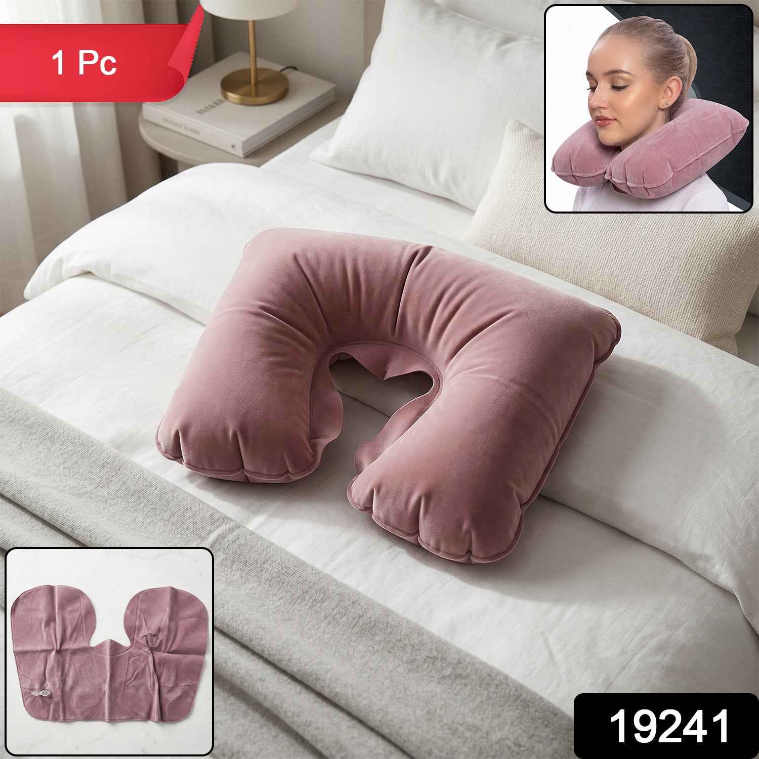 U-Shaped Travel Neck Pillow Ð Ergonomic Soft Foam Support for Comfort