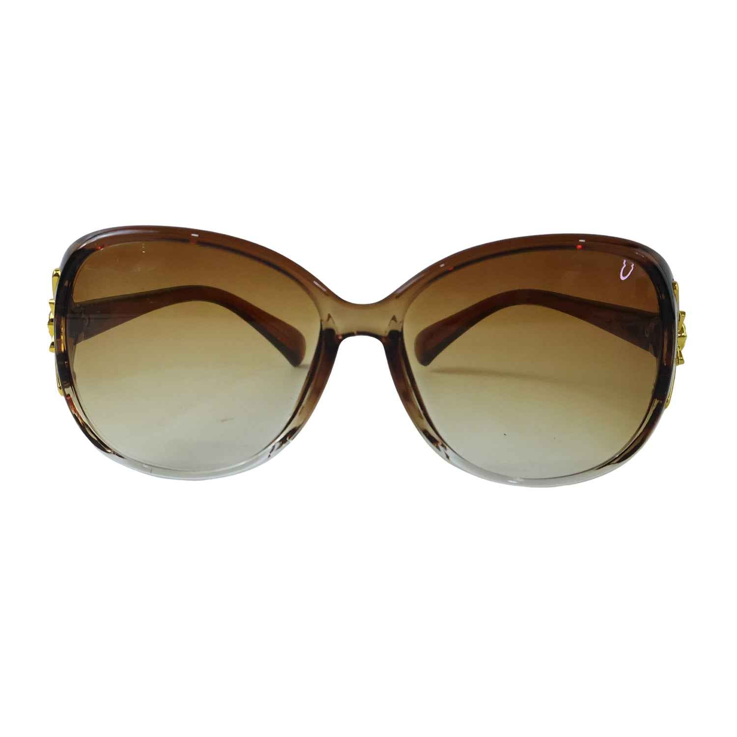 Oversized Sunglasses for Women Ð Trendy Gradient Lenses & Gold Accents