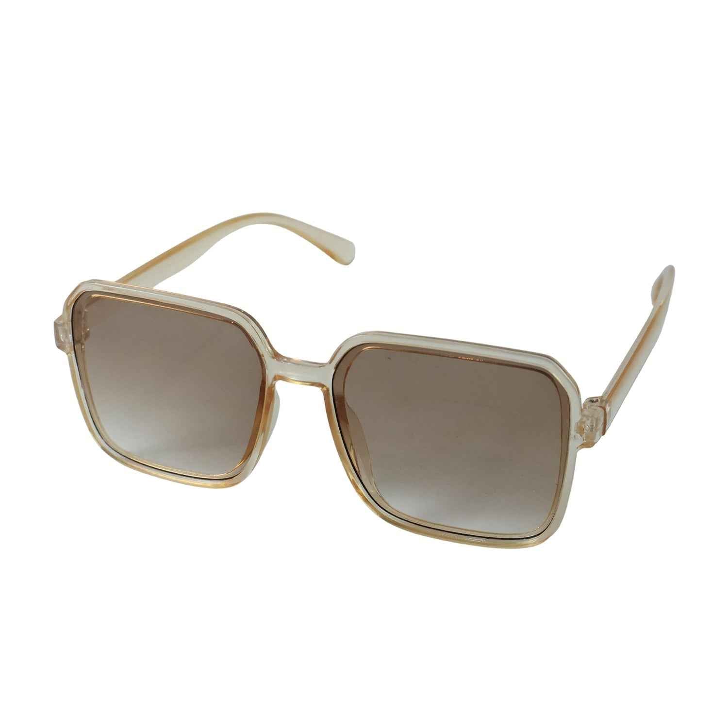 Square Retro Sunglasses Ð Trendy Oversized Gradient Tinted Eyewear