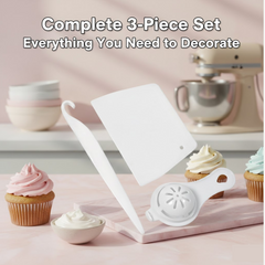 Silicone Cake Decorating Kit – 3-Piece Set | Bake & Dwell