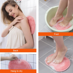 Silicone Bath Massage Cushion – Non-Slip Foot Scrubber & Exfoliator