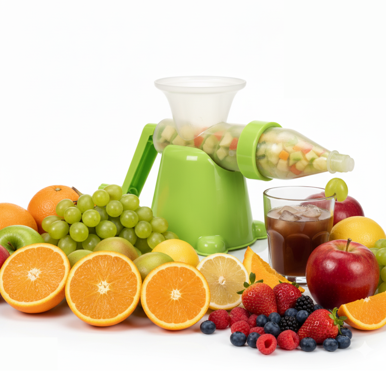Manual Plastic Juicer Ð Easy, Compact & Durable for Fresh Juices
