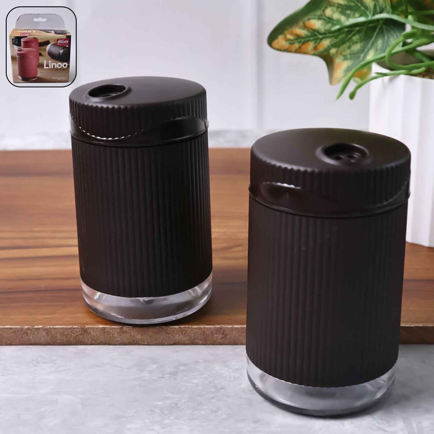 Salt & Pepper Dispenser Set – Unbreakable, Easy Control