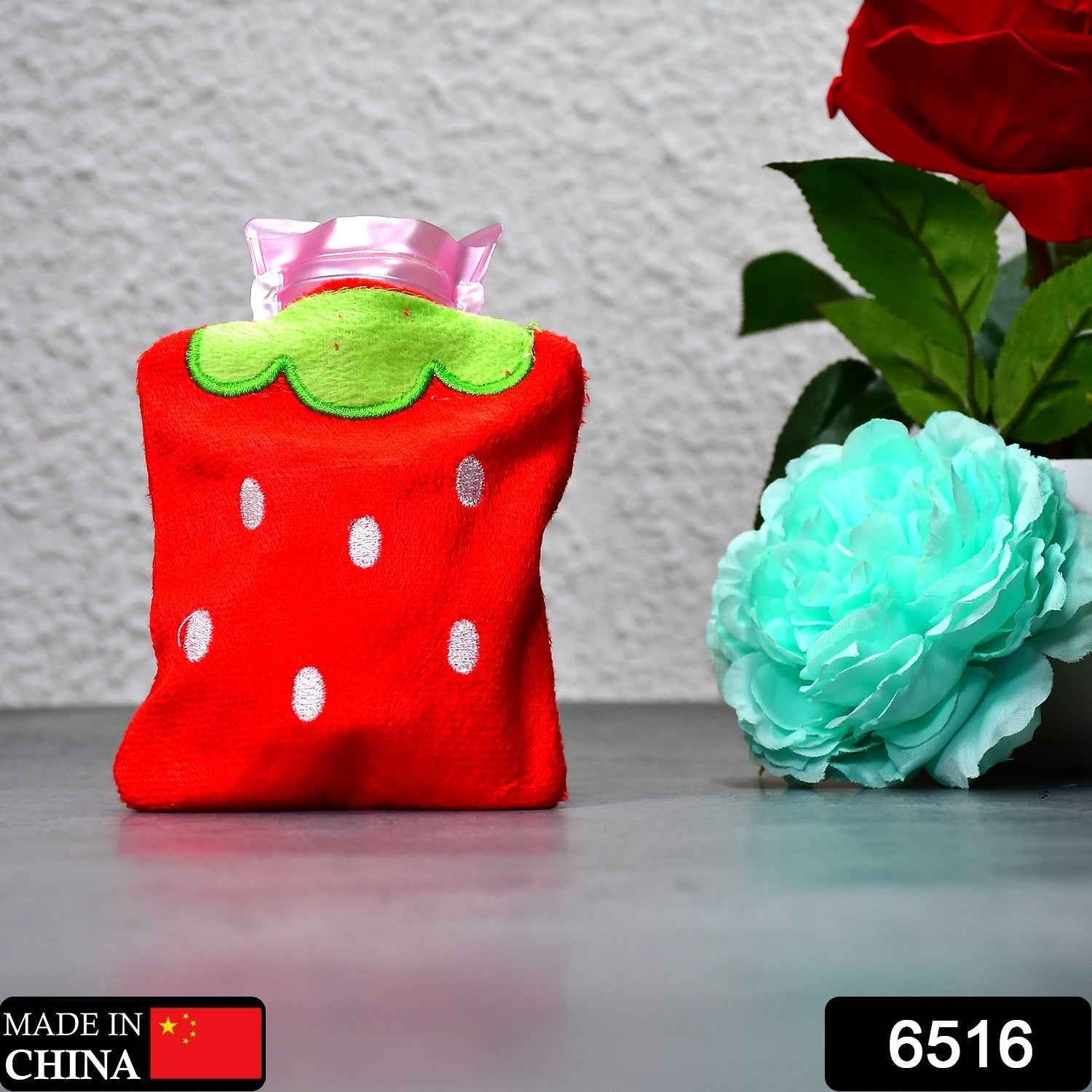 Strawberry Hot Water Bag – Pain Relief & Warmth | Velvet Wellness