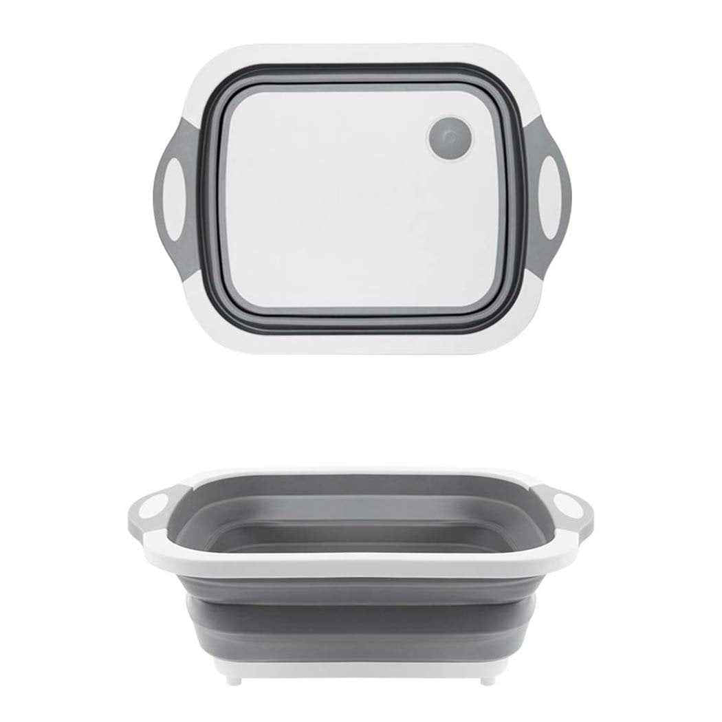 Foldable Chopping Board – 3-in-1 Dish Rack & Washing Bowl | Indo Glow