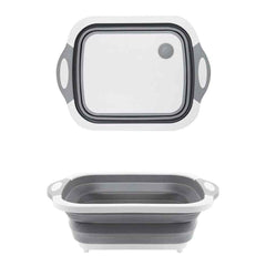 Foldable Chopping Board – 3-in-1 Dish Rack & Washing Bowl | Indo Glow