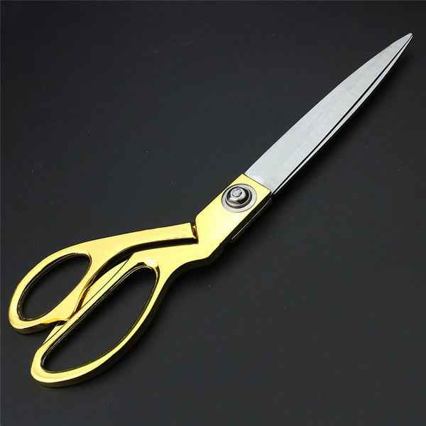 Cloth Cutting Scissors – Gold Plated, Heavy Duty Tailoring Shears | Cisora