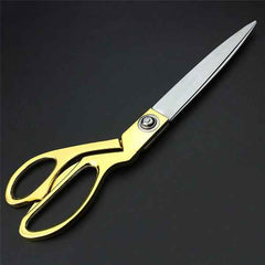 Cloth Cutting Scissors – Gold Plated, Heavy Duty Tailoring Shears | Cisora