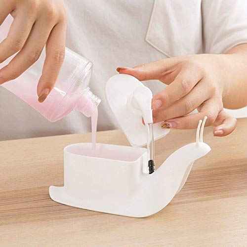 Snail Shape Soap Dispenser – Portable & Refillable | VelvetBubbles