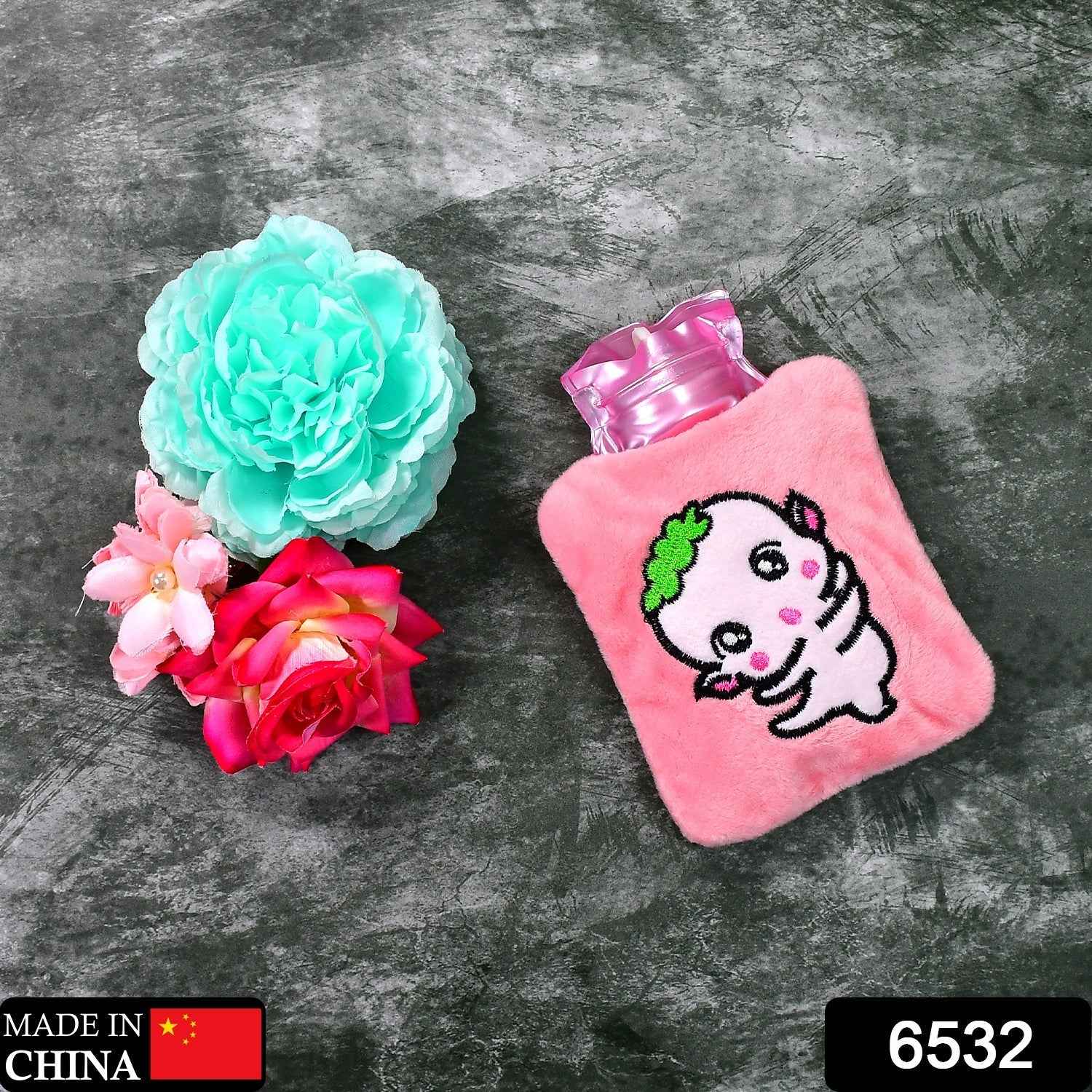 Pink Hot Water Bag – Soft Cover for Pain Relief | Indo Glow