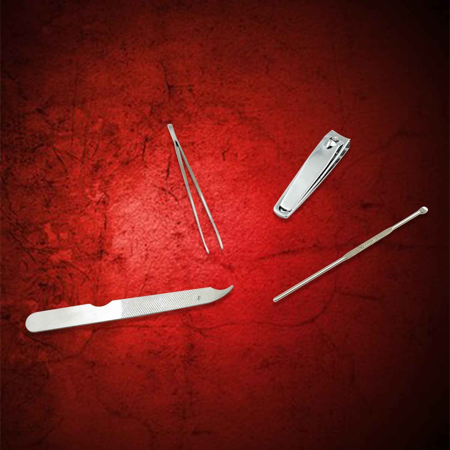 Nail Clipper Kit – Stainless Steel 4-in-1 Manicure Set | Velvet Wellness