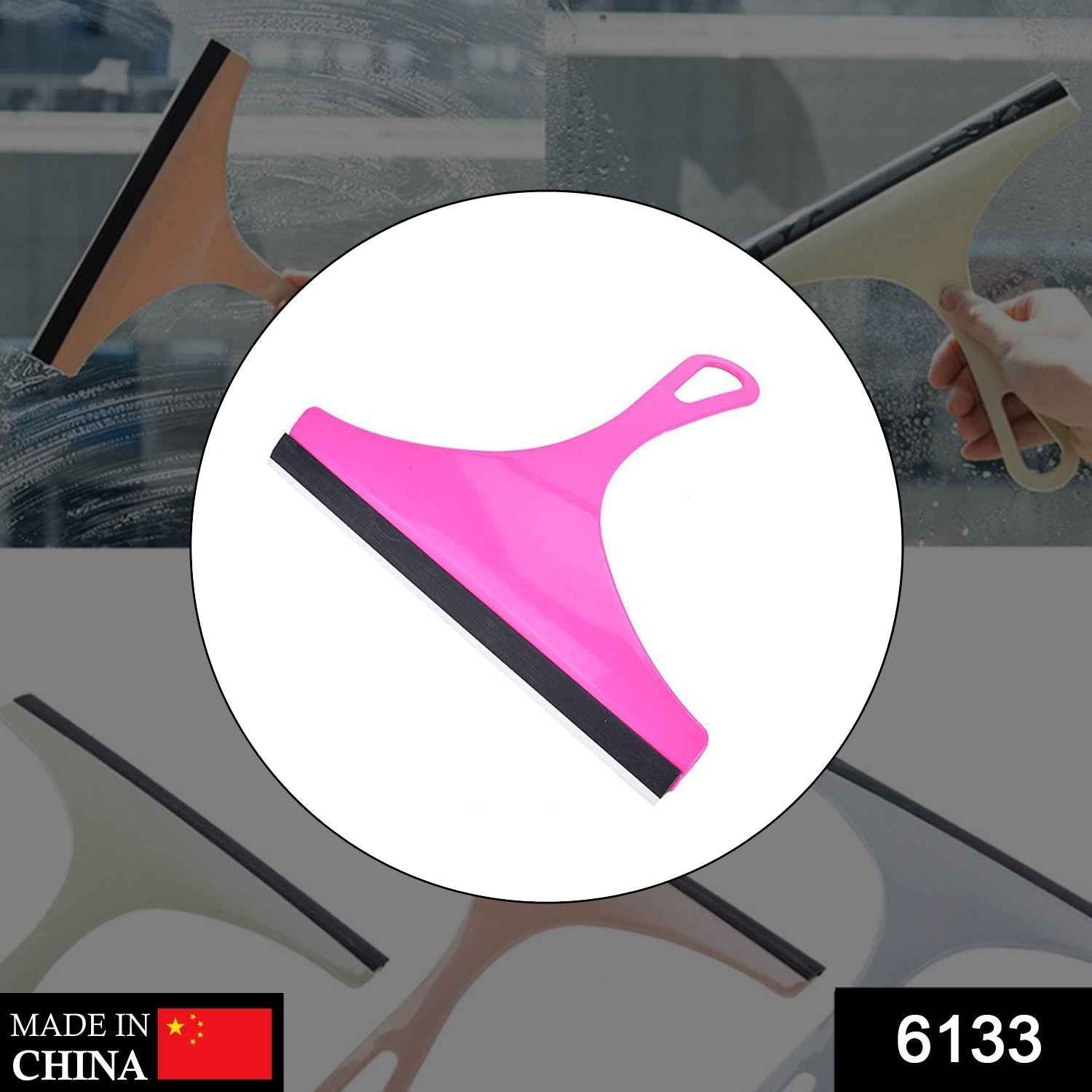 Ergonomic car mirror wiper, designed for easy grip and effective cleaning.